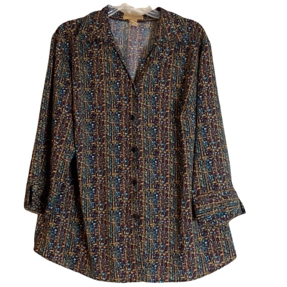 Notations Woman 1X Blouse - Picture 1 of 10